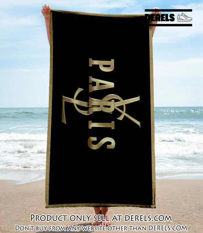 Yves saint laurent paris beach towel luxury brand hot trending summer  bt00303 dr2409130